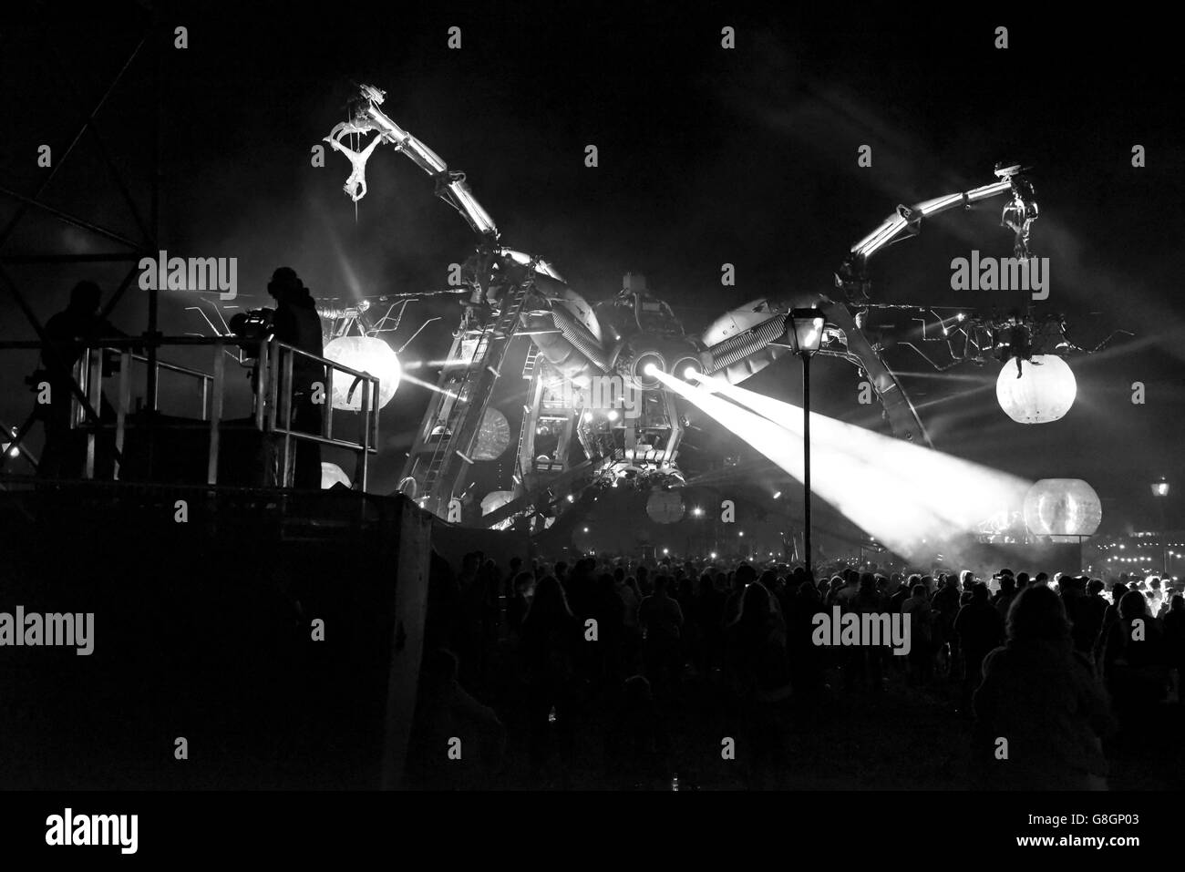 Il campo di Arcadia a Glastonbury Festival, 2016 Foto Stock