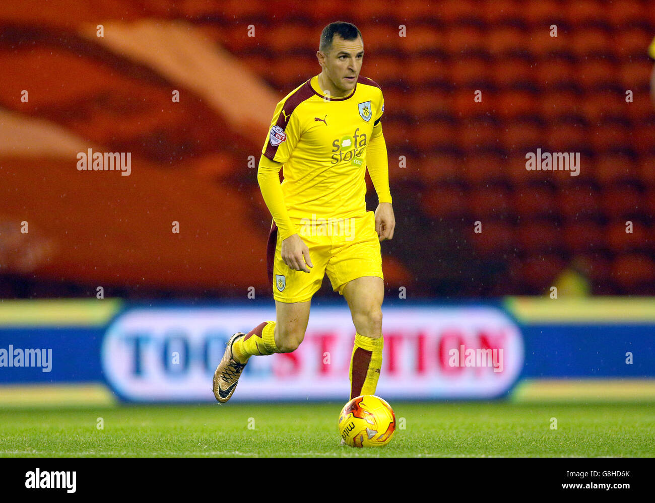 Middlesbrough / Burnley - Campionato Sky Bet - Stadio Riverside. Dean Marney, Burnley. Foto Stock