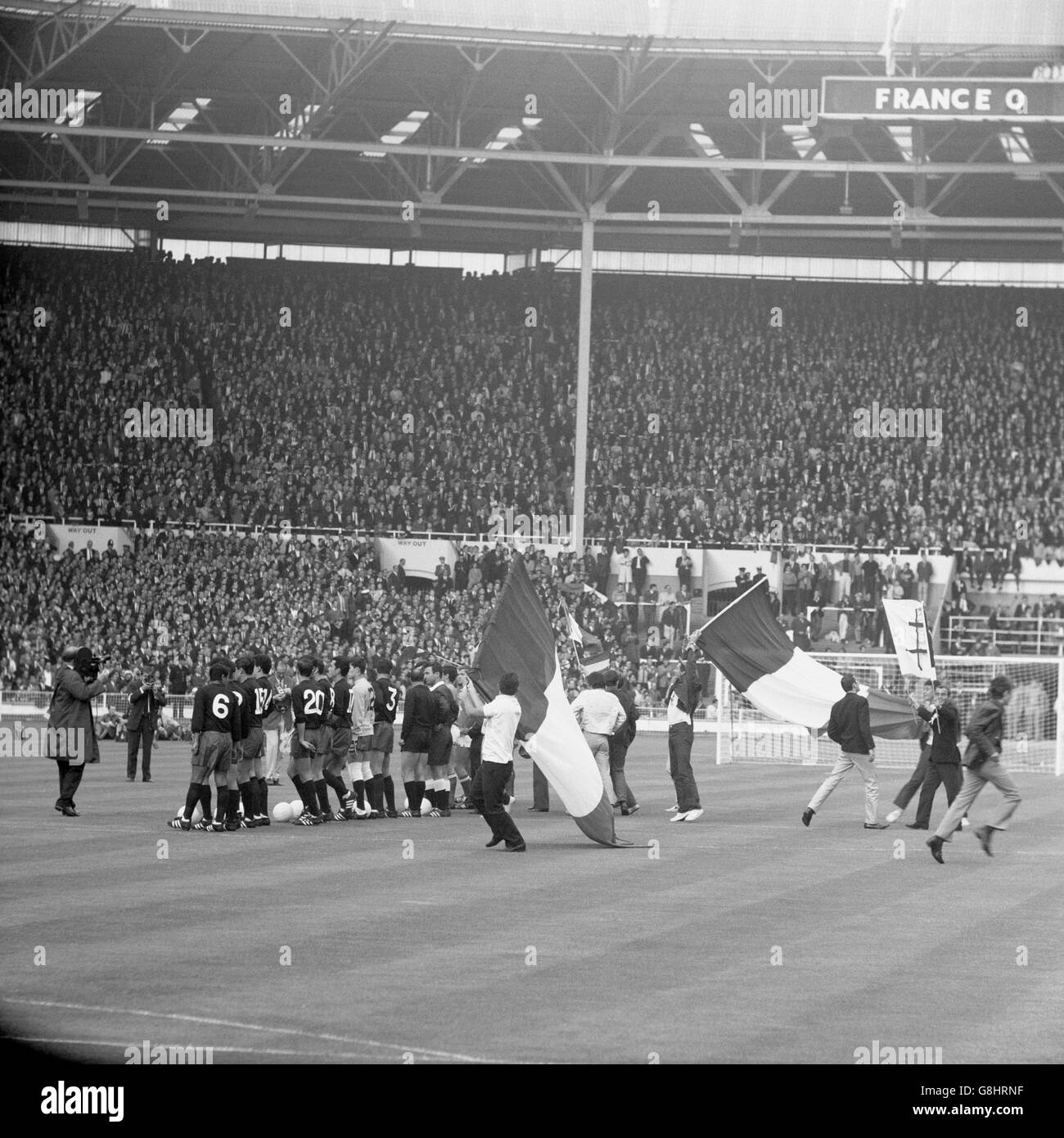 Calcio - Coppa del Mondo di calcio Inghilterra 1966 - Gruppo uno - Francia v Messico - Wembley Stadium Foto Stock