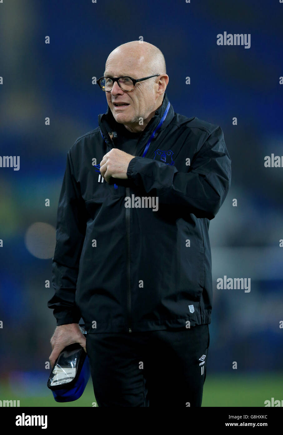 Everton v Manchester City - Capital One Cup - Semifinale - prima tappa - Goodison Park. Dr. Ian Irving, medico del club di Everton Foto Stock
