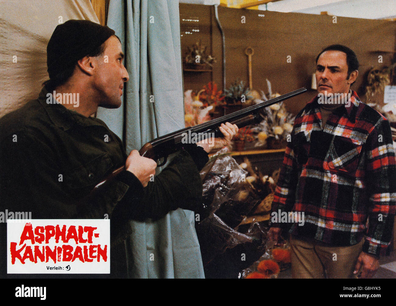 Apocalypse domani, aka: Cannibal Apocalypse, aka: asfalto Kannibalen, Italien/Spanien 1979, Regie: Antonio Margheriti, Darsteller: Giovanni Sassone (rechts) Foto Stock