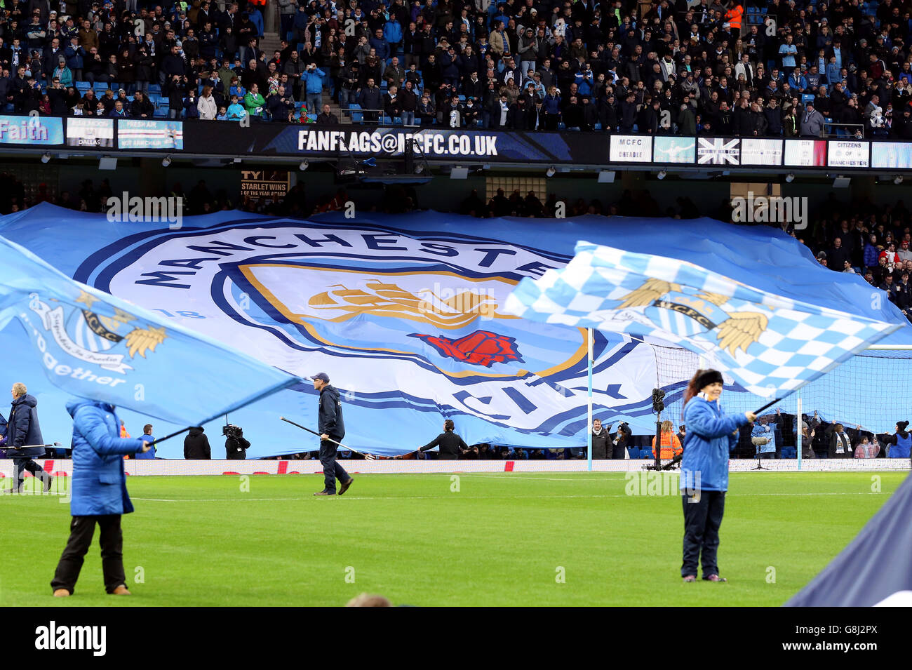 Manchester City v Sunderland - Barclays Premier League - Etihad Stadium Foto Stock
