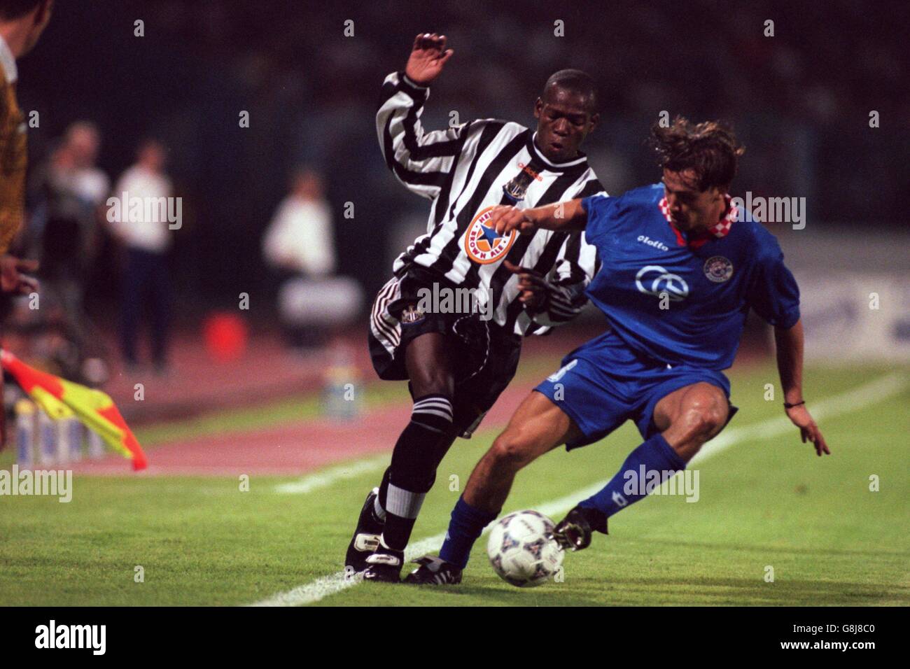 Soccer - UEFA Champions League - turno di qualificazione della seconda gamba - Croazia Zagabria v Newcastle United Foto Stock