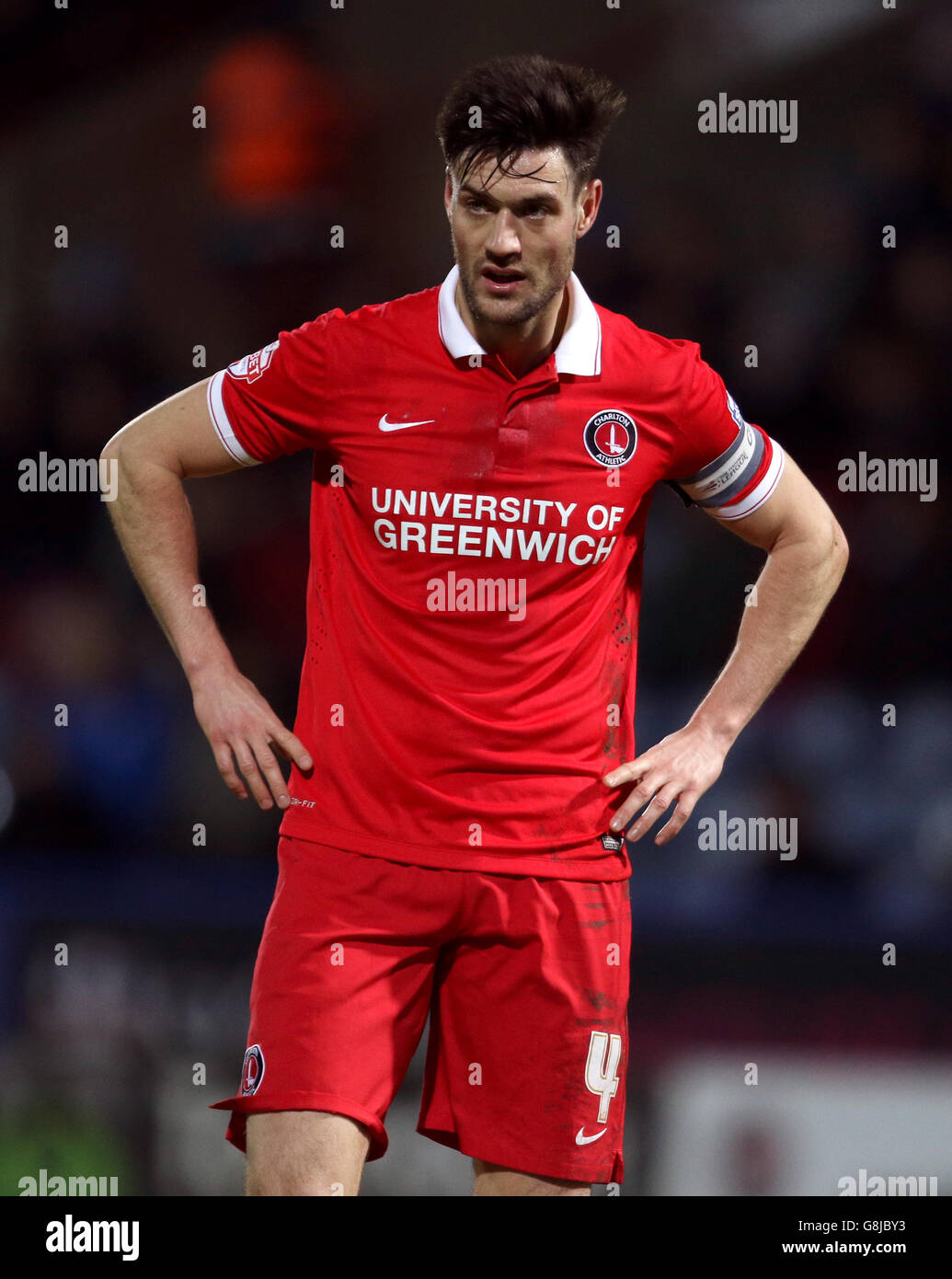 Calcio - Sky Bet Championship - Huddersfield Town v Charlton Athletic - John Smith's Stadium. Johnnie Jackson di Charlton Athletic Foto Stock