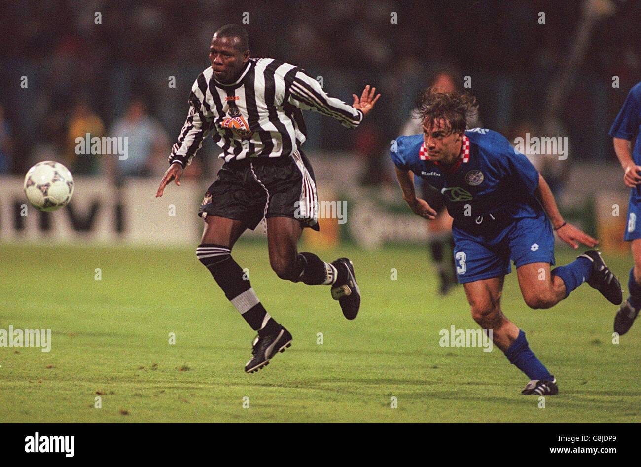 Soccer - UEFA Champions League - turno di qualificazione della seconda gamba - Croazia Zagabria v Newcastle United Foto Stock