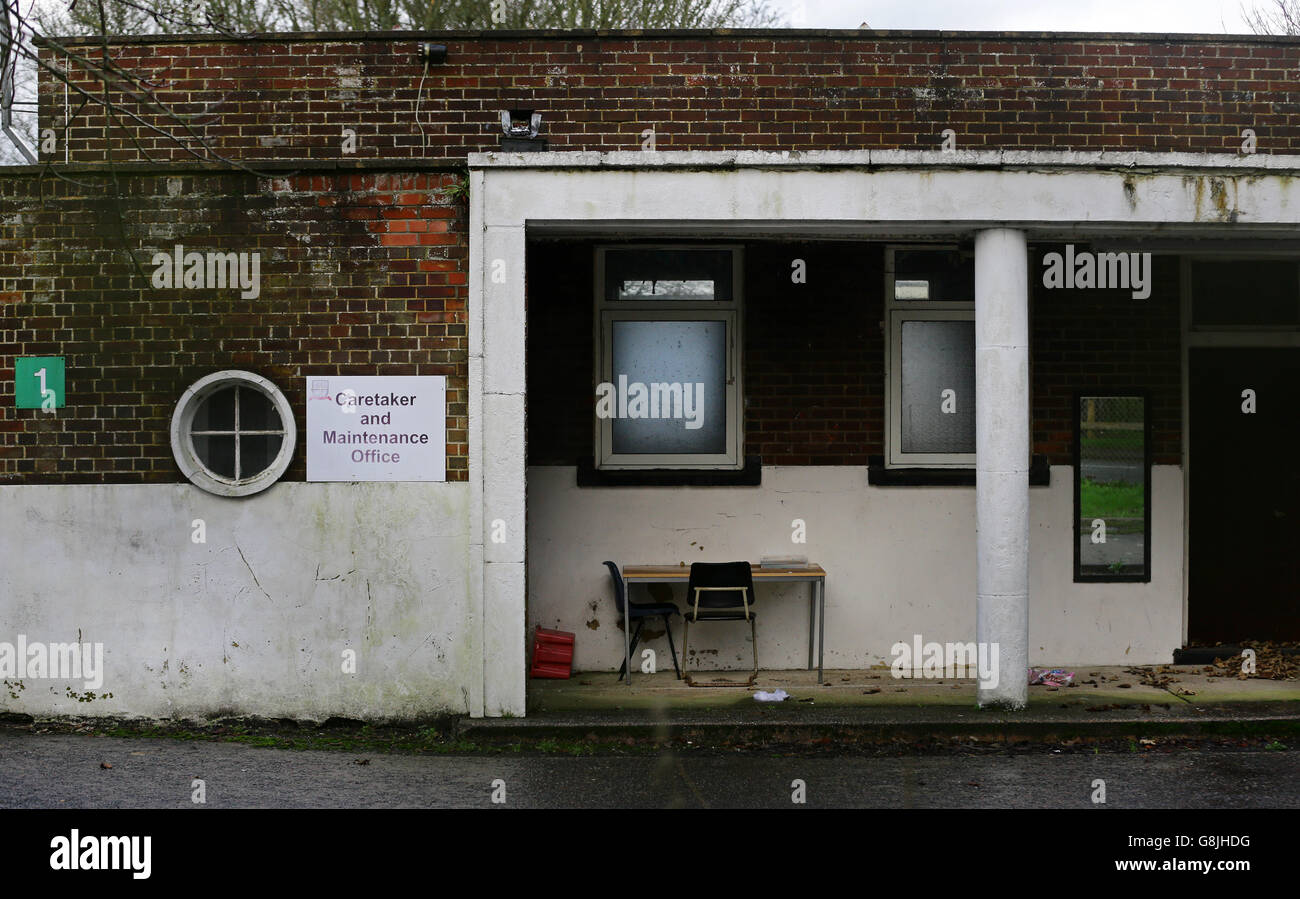 Case di nuova costruzione annuncio Foto Stock