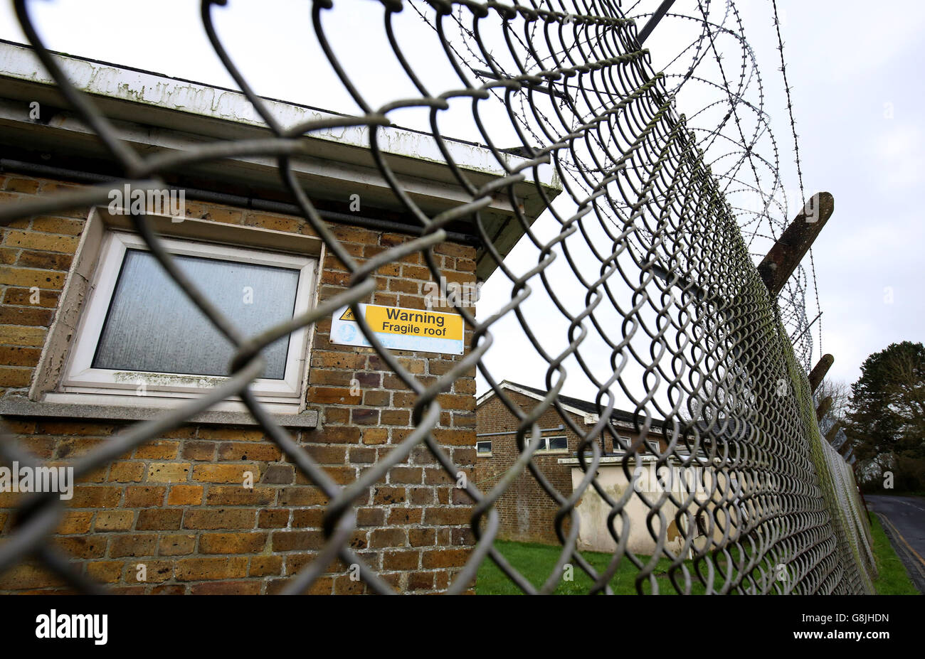 Case di nuova costruzione annuncio Foto Stock