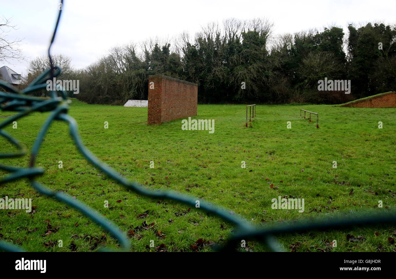 Case di nuova costruzione annuncio Foto Stock