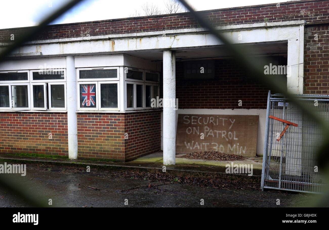 Case di nuova costruzione annuncio Foto Stock