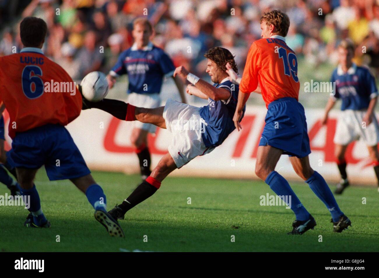 La UEFA European Club Soccer - IFK Gothemburg Rangers v Foto Stock