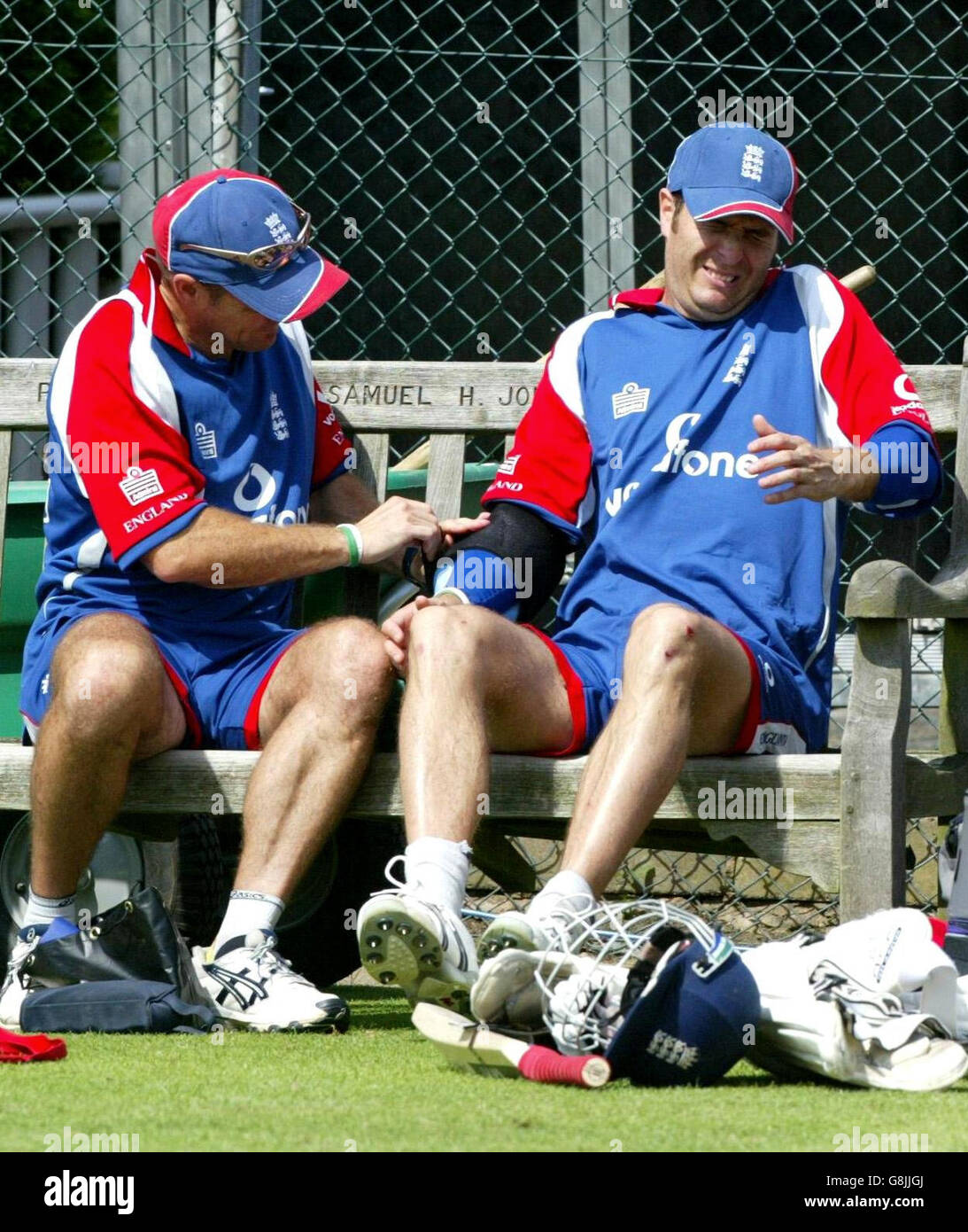 Cricket - le ceneri - npower Seconda prova - Inghilterra v Australia - Inghilterra reti - Edgbaston Foto Stock