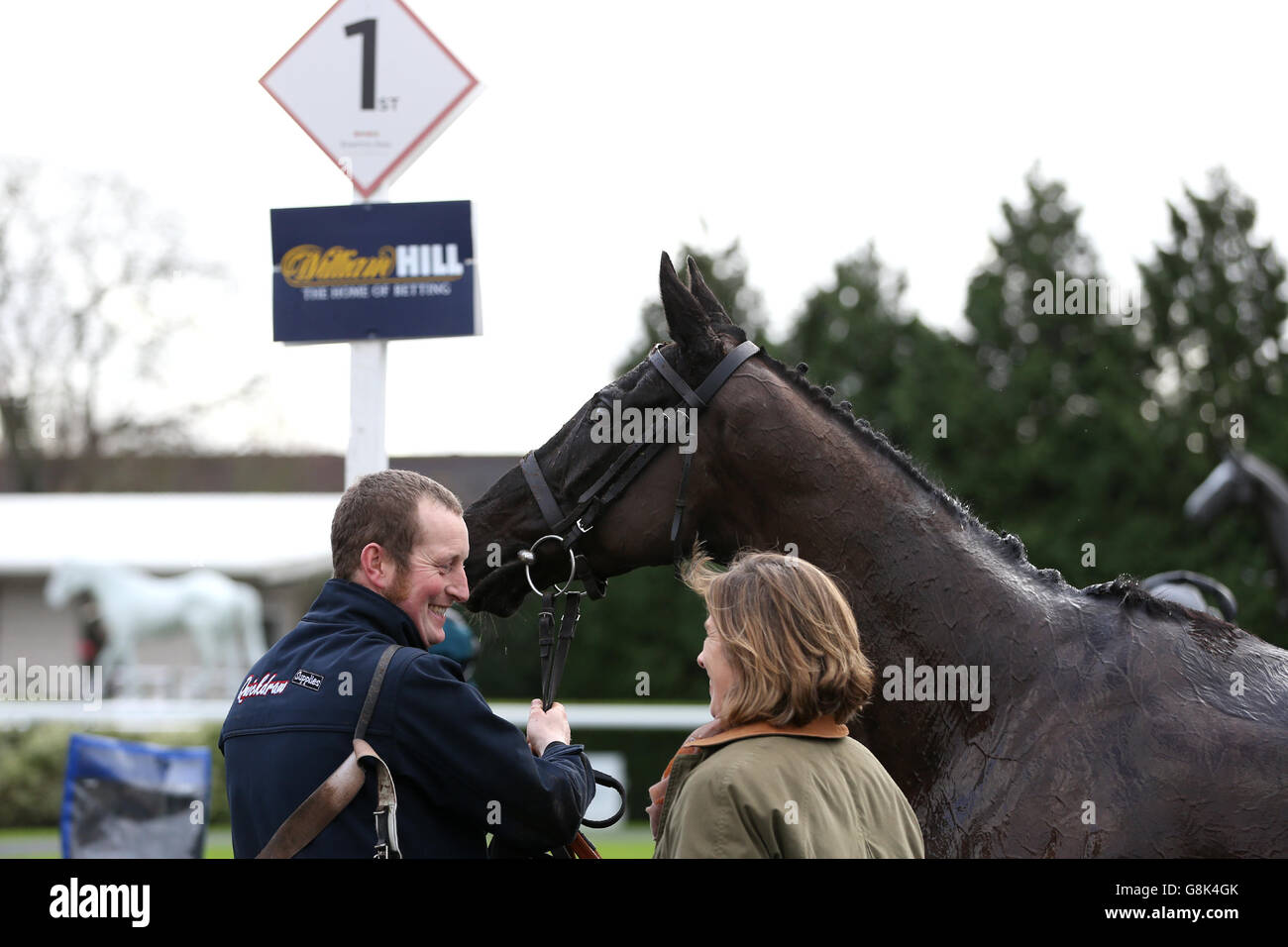 Kempton Park Gare - William Hill Lanzarote giorno Foto Stock