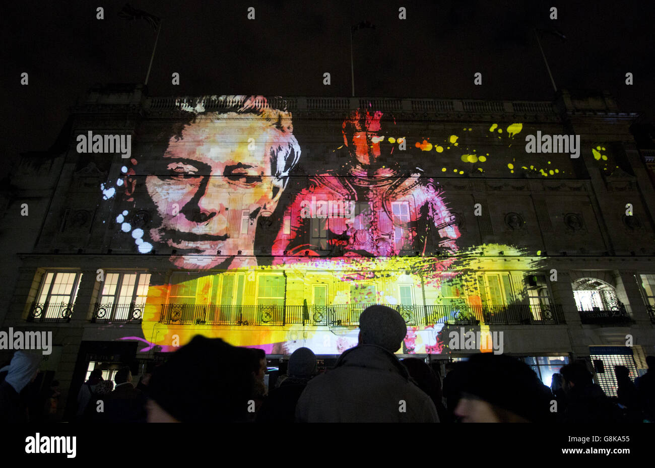 S fotografia archivio - che fa parte del Lumiere London Light festival. Foto Stock