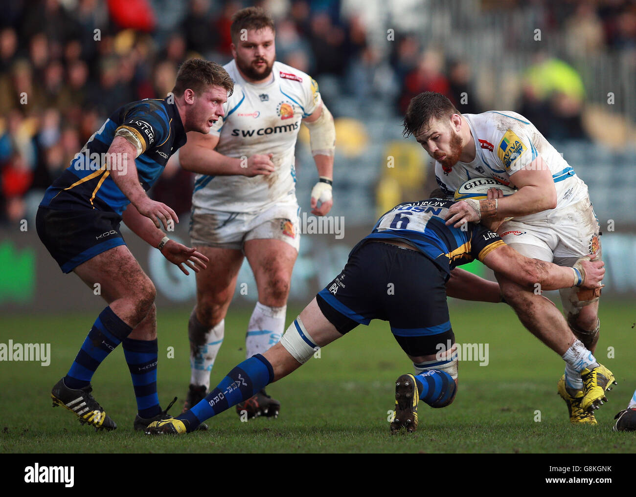 Worcester Warriors v Exeter Chiefs - Aviva Premiership - Sixways Stadium Foto Stock