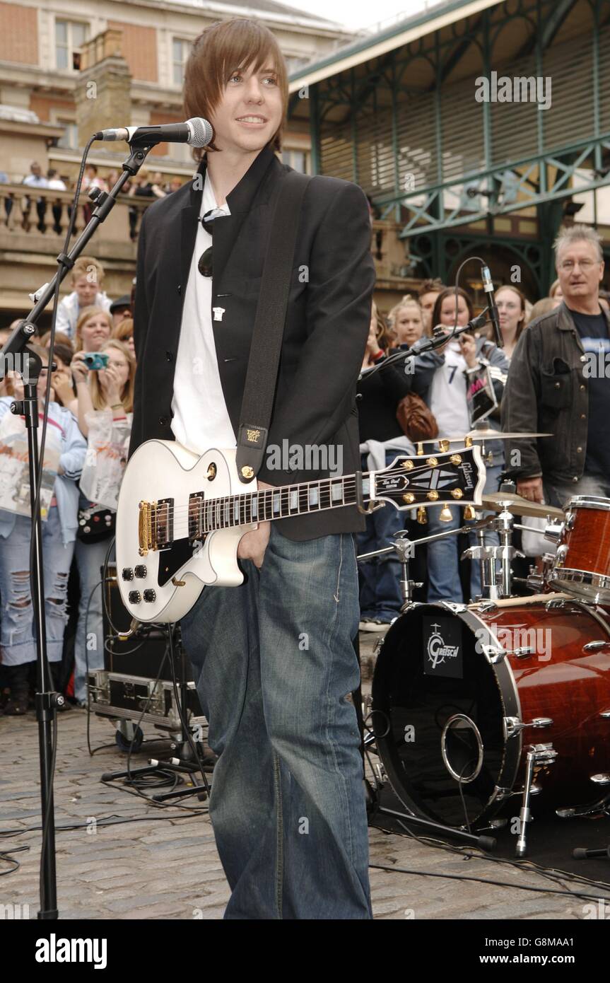 McFly - Teenage Cancer Trust gig - Ovest Piazza Square - Covent Garden Foto Stock