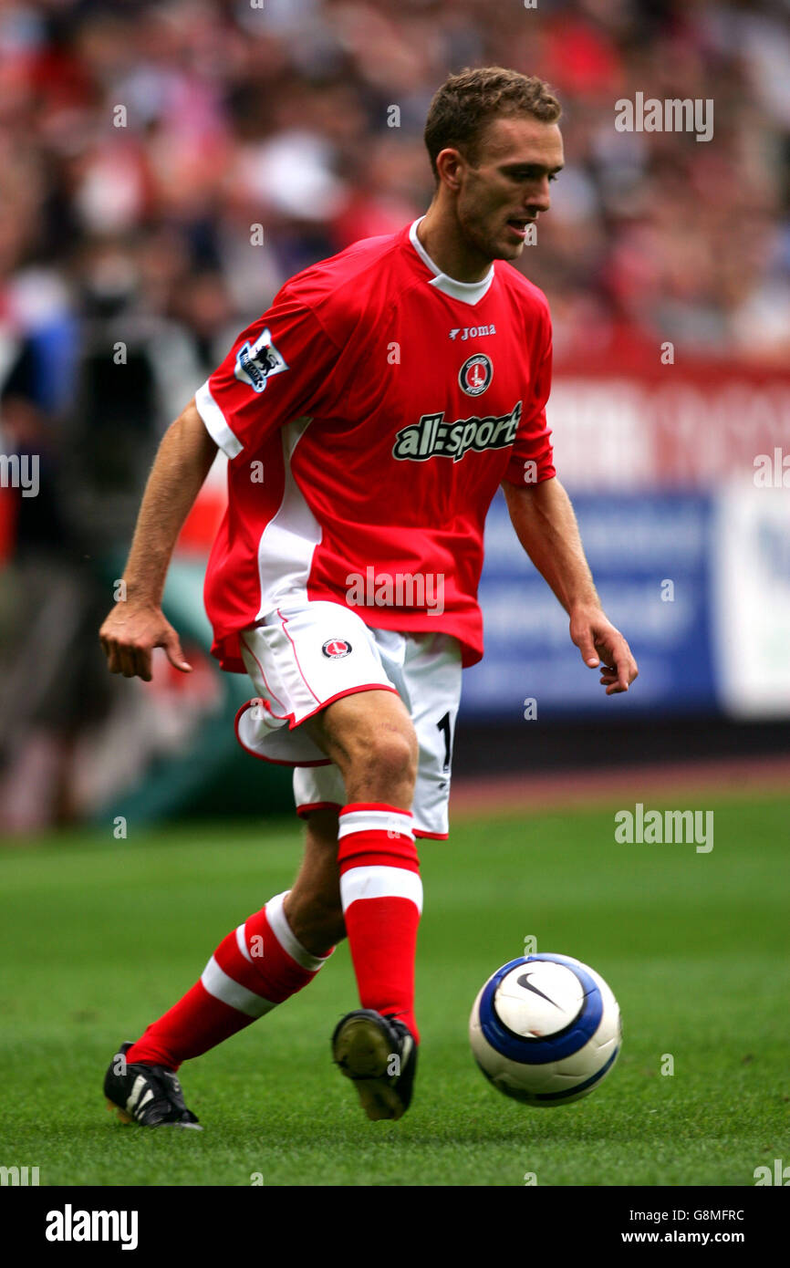 Calcio - fa Barclays Premiership - Charlton Athletic v Wigan Athletic - The Valley. Dennis Rommedahl, Charlton Athletic Foto Stock