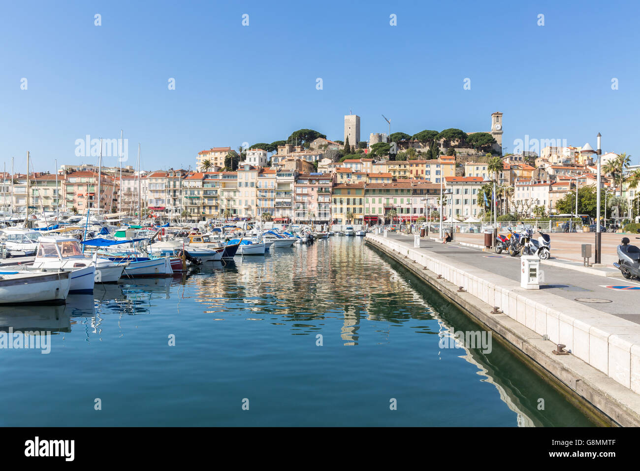 Cannes le Suquet Old Quarter Francia Foto Stock