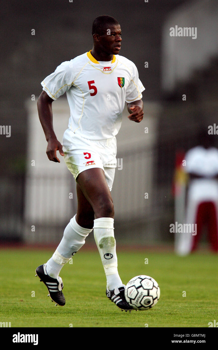 Calcio - Internazionale amichevole - DR Congo / Guinea - Stade Yves Du Manoir. Bobo Balde, Guinea Foto Stock