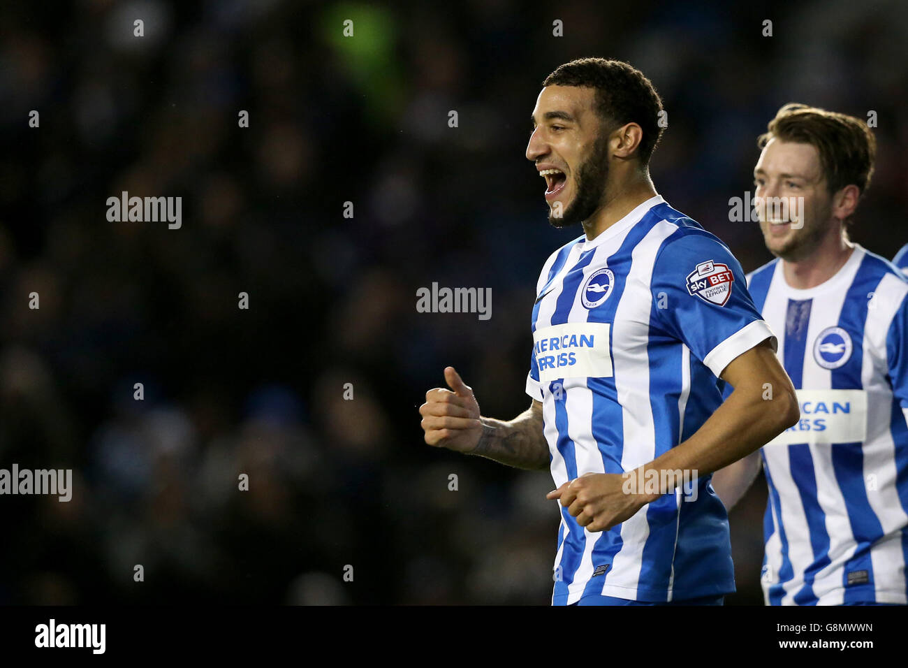 Brighton e Hove Albion v Brentford - Sky scommessa campionato - AMEX Stadium Foto Stock