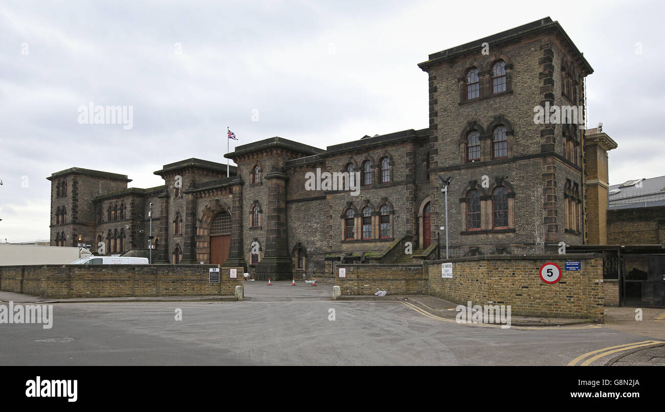 HMP Wandsworth, una prigione maschile di categoria B nel sud-ovest di Londra. Foto Stock