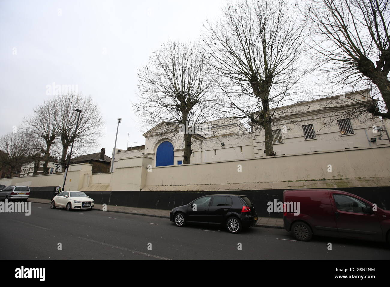 Vista generale HMP Pentonville, una prigione maschile di categoria B/C nel nord di Londra. Foto Stock