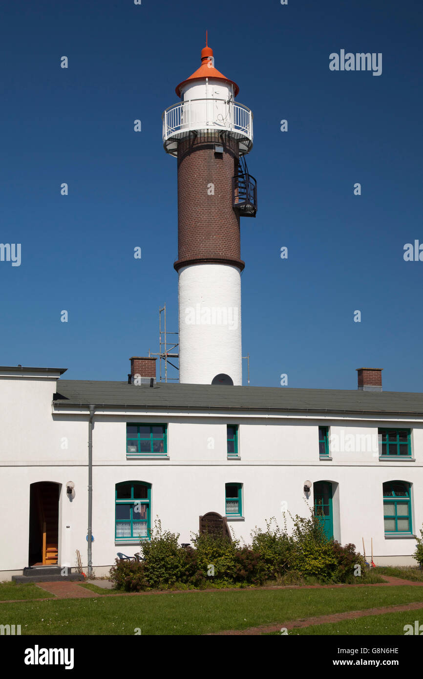 Faro, Mar Baltico località di Timmendorf, Poel Isola, Meclemburgo-Pomerania Occidentale Foto Stock