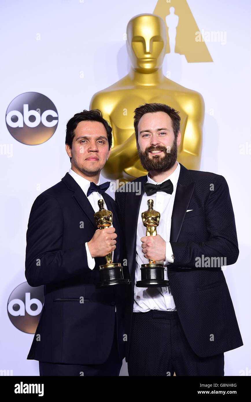 La 88th Academy Awards - Press Room - Los Angeles Foto Stock