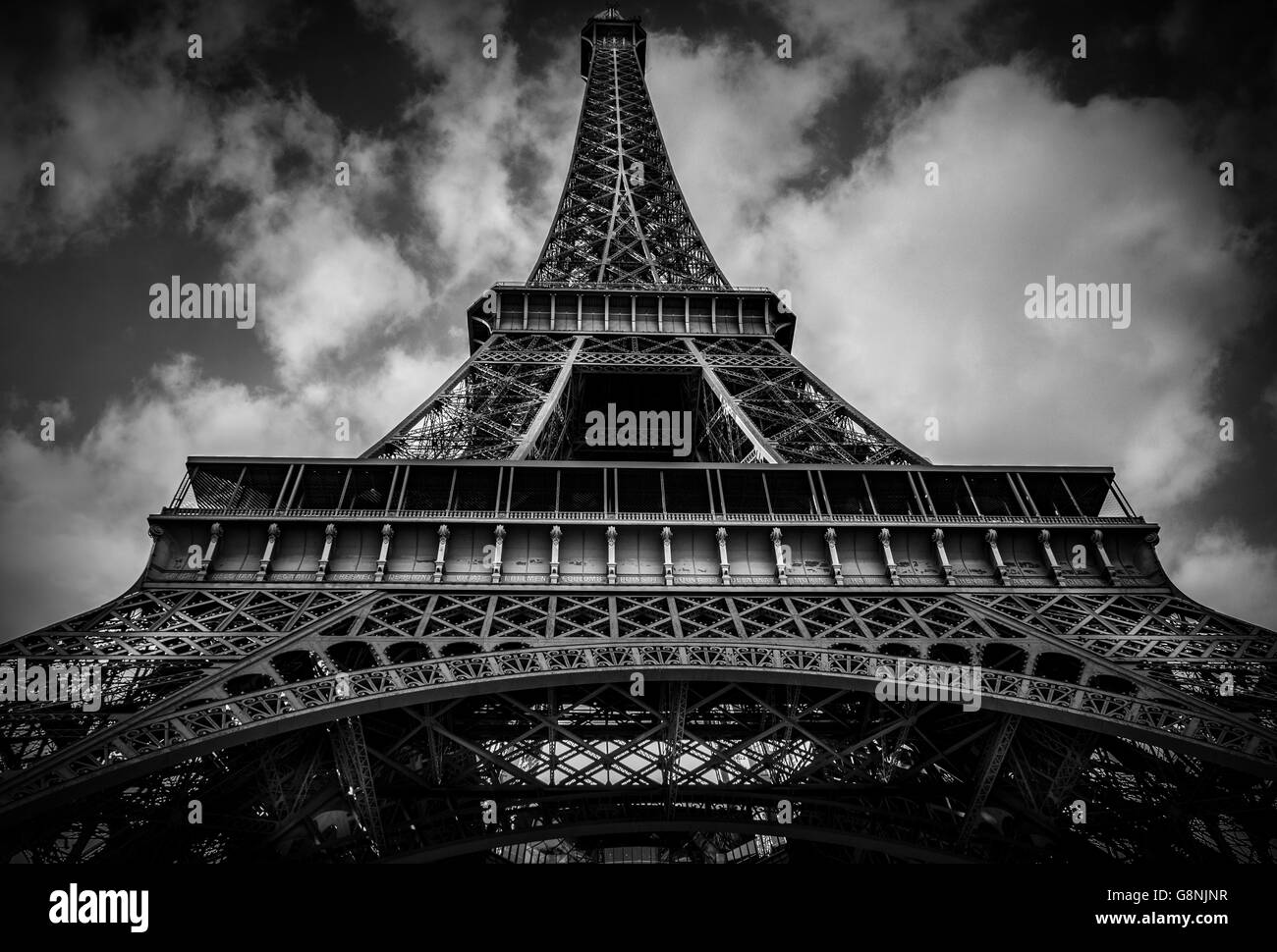 Torre Eiffel Foto Stock