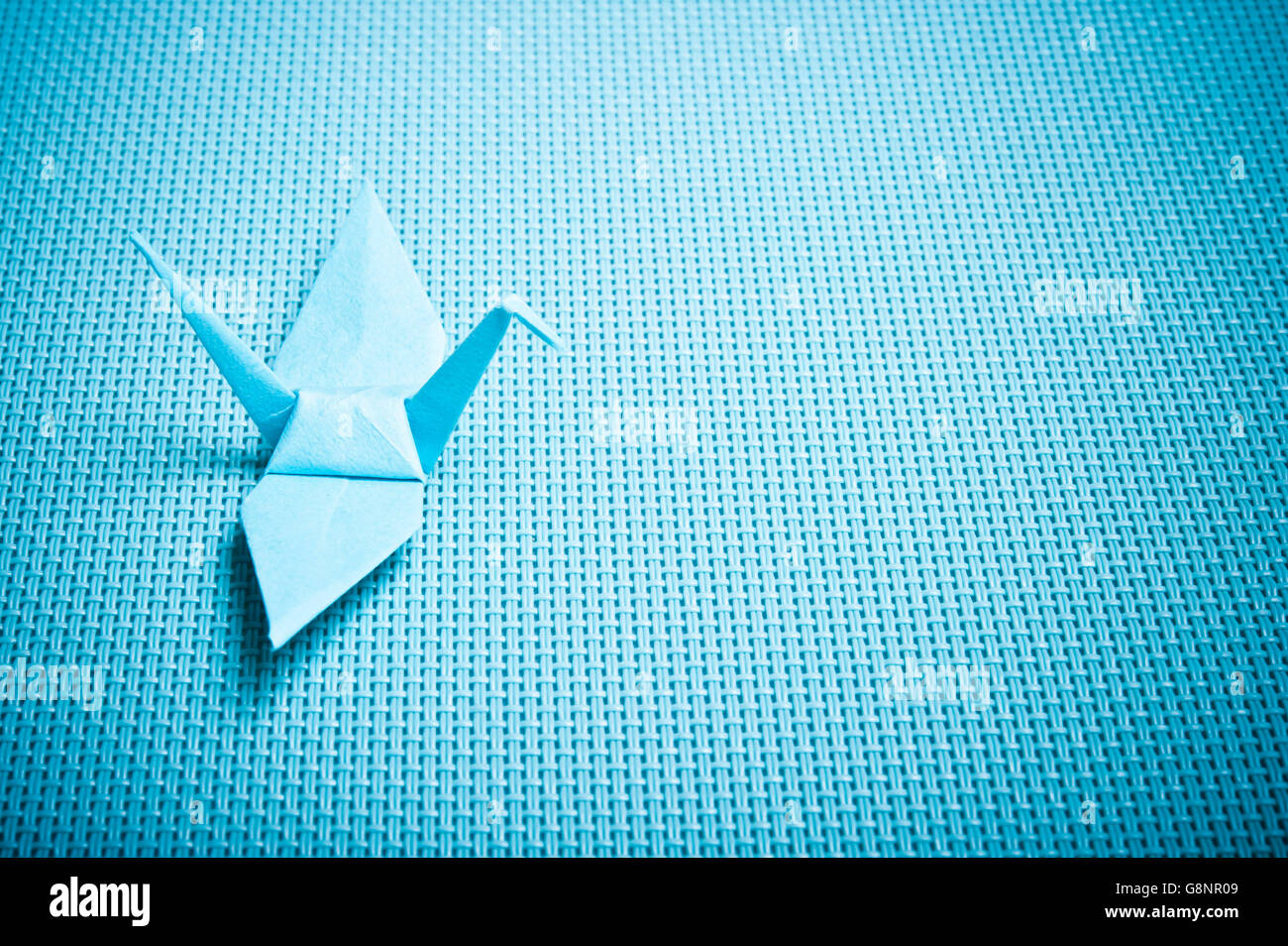 Origami gru uccello Foto Stock