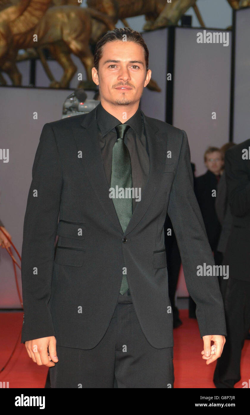 Orlando Bloom arriva alla prima del suo nuovo film Elizabethtown in occasione di quest'anno 62nd Venice Film Festival al Palazzo del Casino di Venezia, Italia Domenica 4 settembre 2005. PREMERE ASSOCIAZIONE foto. Il credito fotografico dovrebbe essere: Ian West/PA. Foto Stock