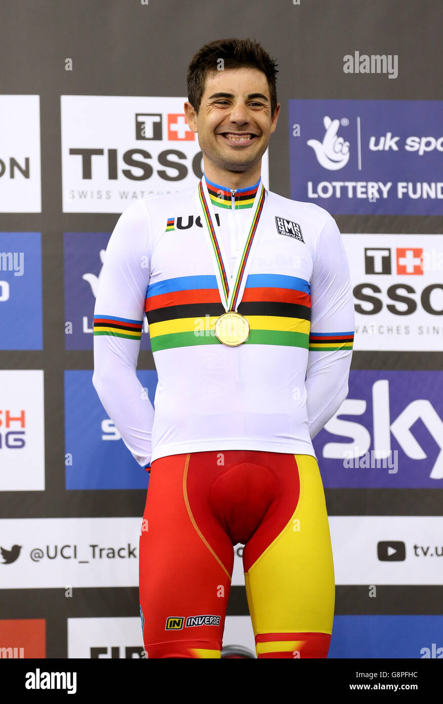 2016 UCI via del Campionato del Mondo di Ciclismo - Giorno 1 - Londra Foto Stock