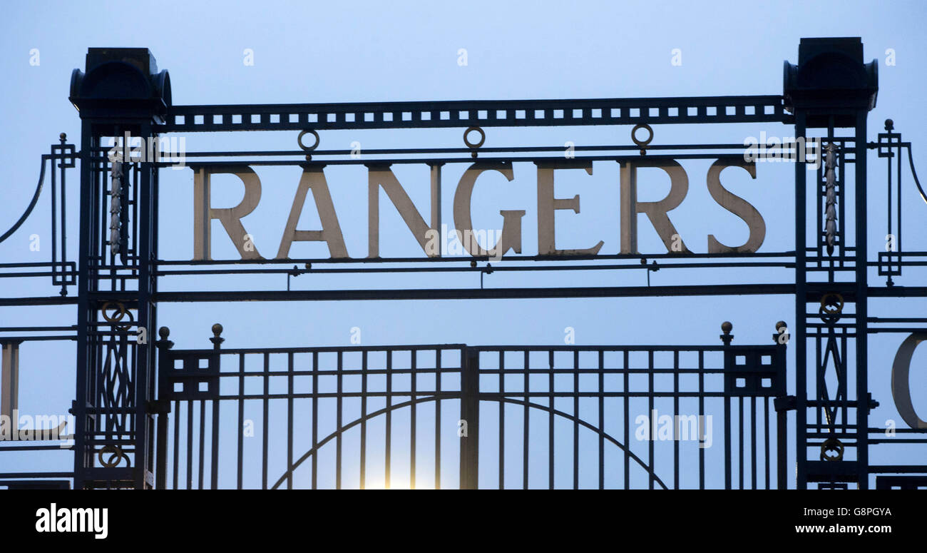 Rangers v Greenock Morton - Ladbrokes campionato scozzese - Ibrox Stadium Foto Stock