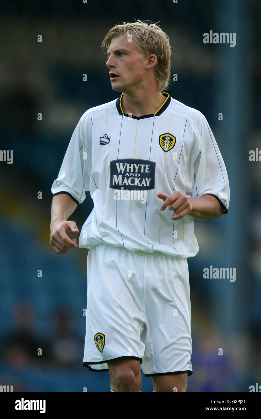 Calcio - Friendly - Halifax Town v Leeds United - lo Stadio di Shay Foto Stock