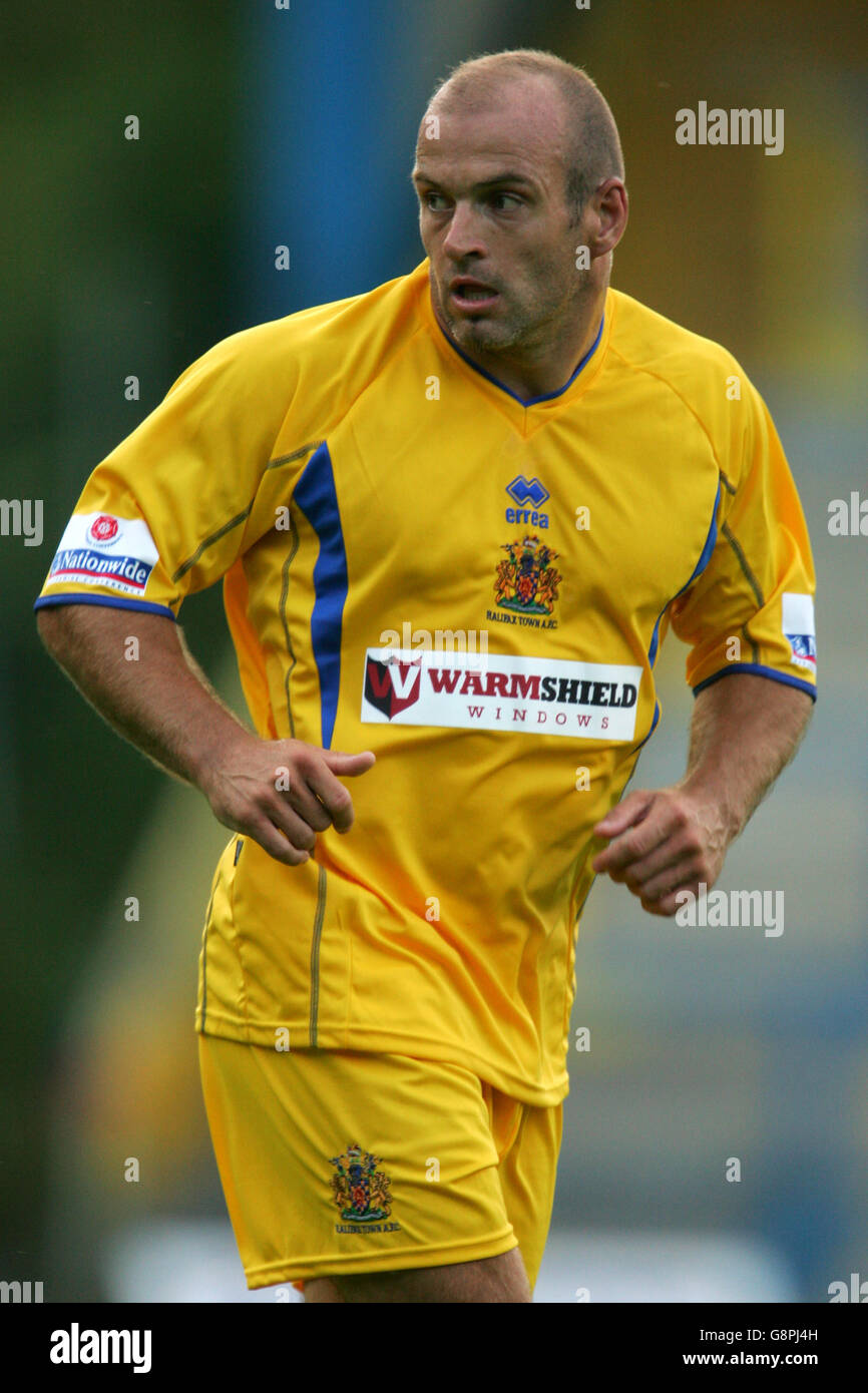 Calcio - amichevole - Halifax Town / Leeds United - The Shay Stadium. Gary Brabin, città di Halifax Foto Stock