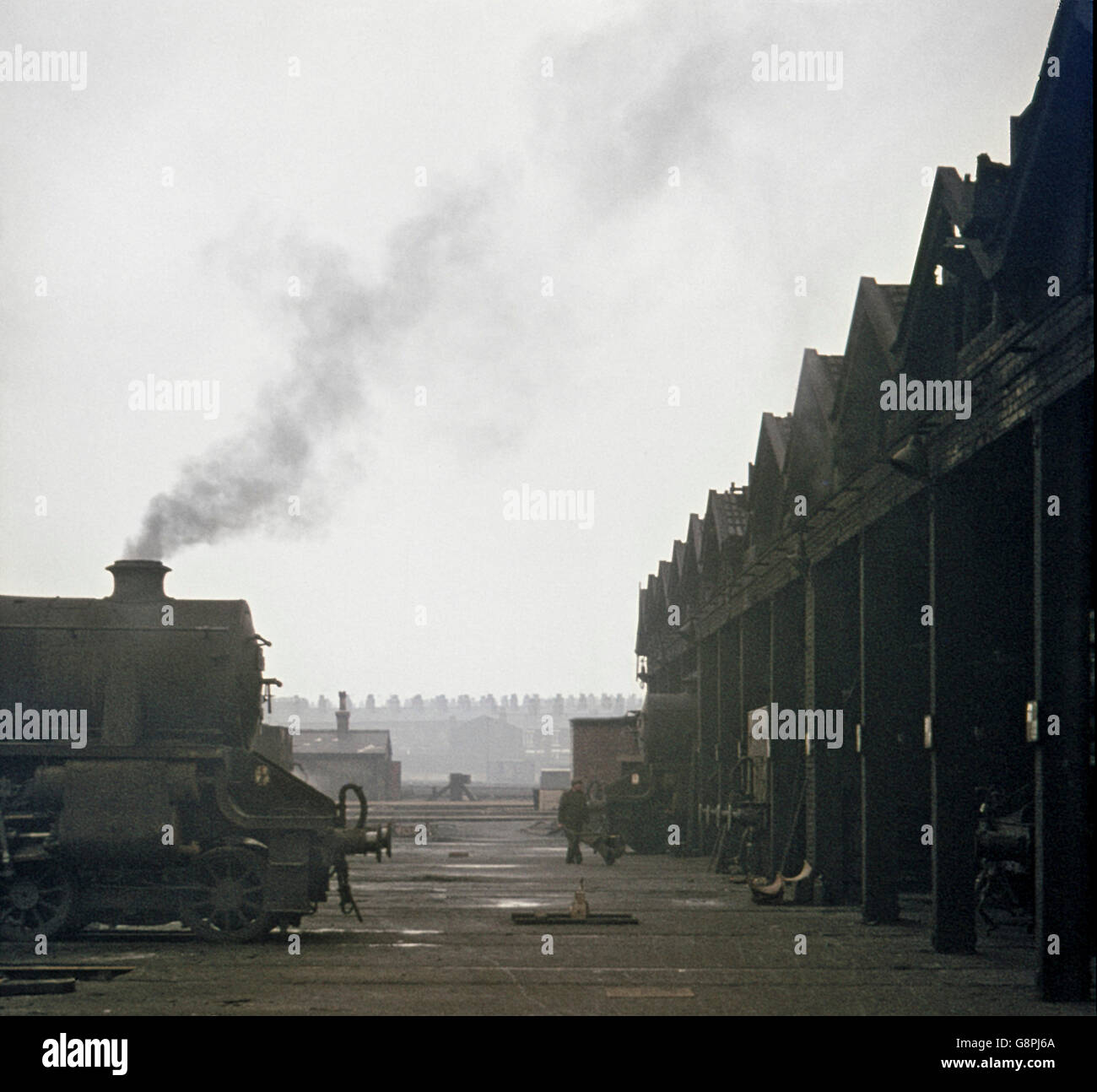 Bolton Motive Power Depot Domenica, 18 maggio 1968. Foto Stock