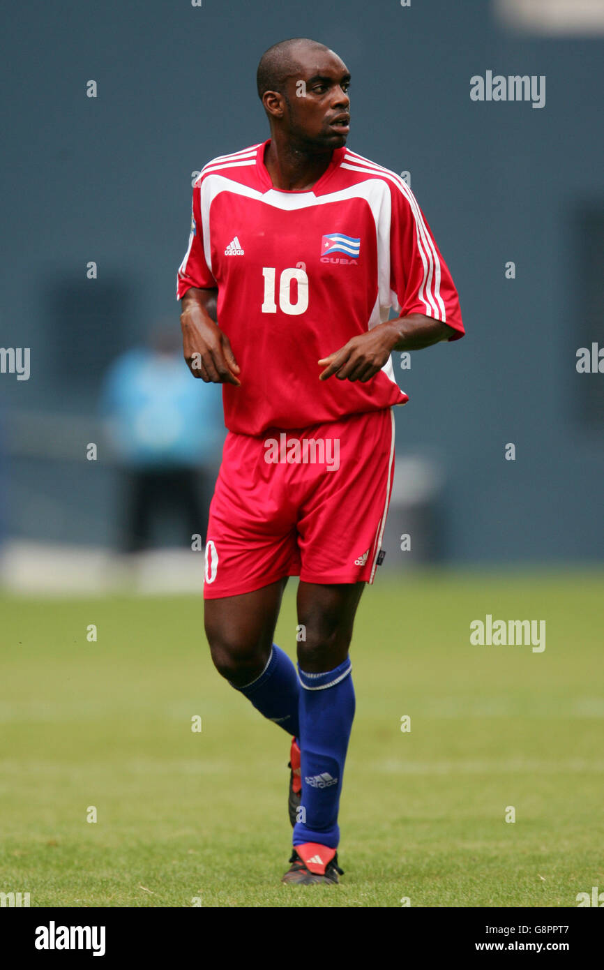 Calcio - Coppa d'oro CONCAAF 2005 - Gruppo B - Costa Rica v Cuba - Qwest Field. Lester di più, Cuba Foto Stock