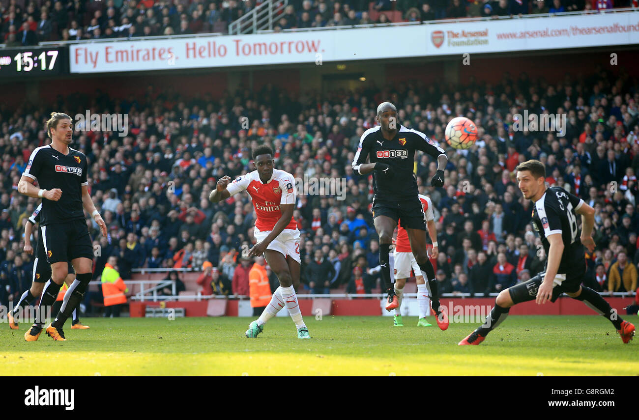 Arsenal V Watford - Emirates FA Cup - Quarti di Finale - Emirates Stadium Foto Stock