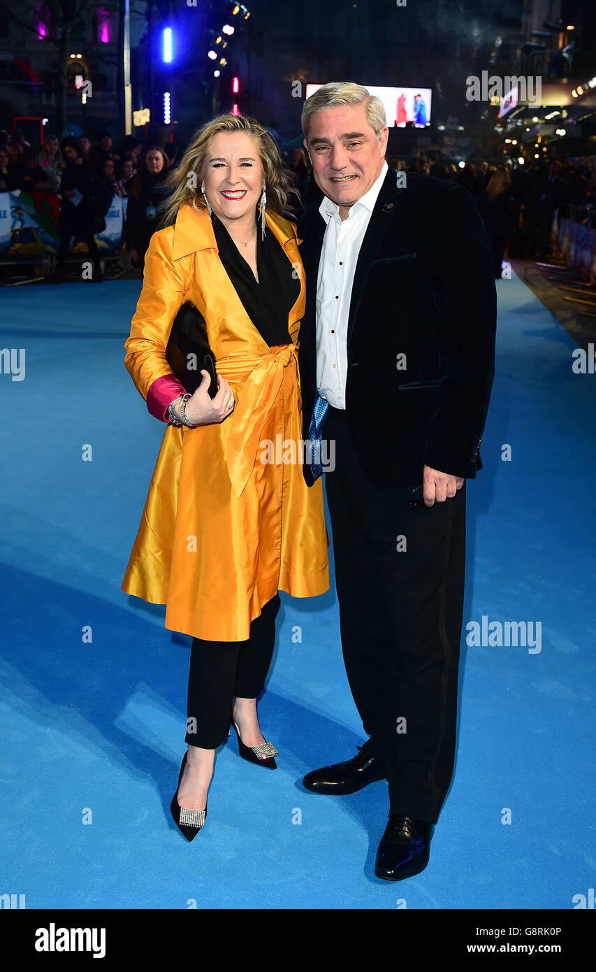 Eddie l'Aquila Premiere Europeo - Londra Foto Stock