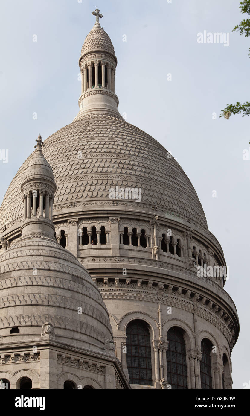 Il Sacre Coeur a Parigi, Francia Foto Stock