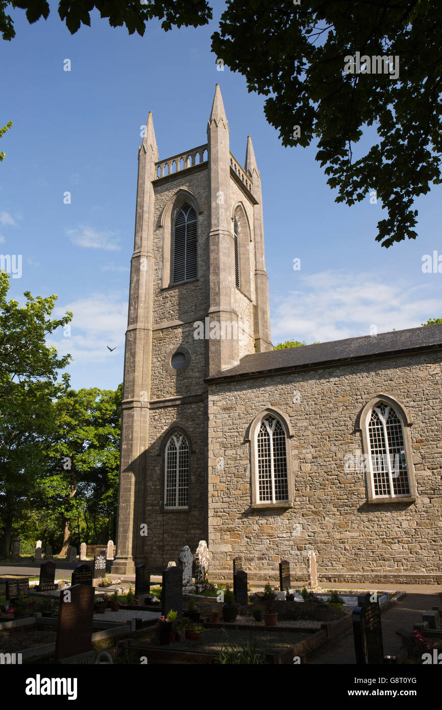 Irlanda, Co Sligo, Drumcliff, St Columbas Chiesa Foto Stock