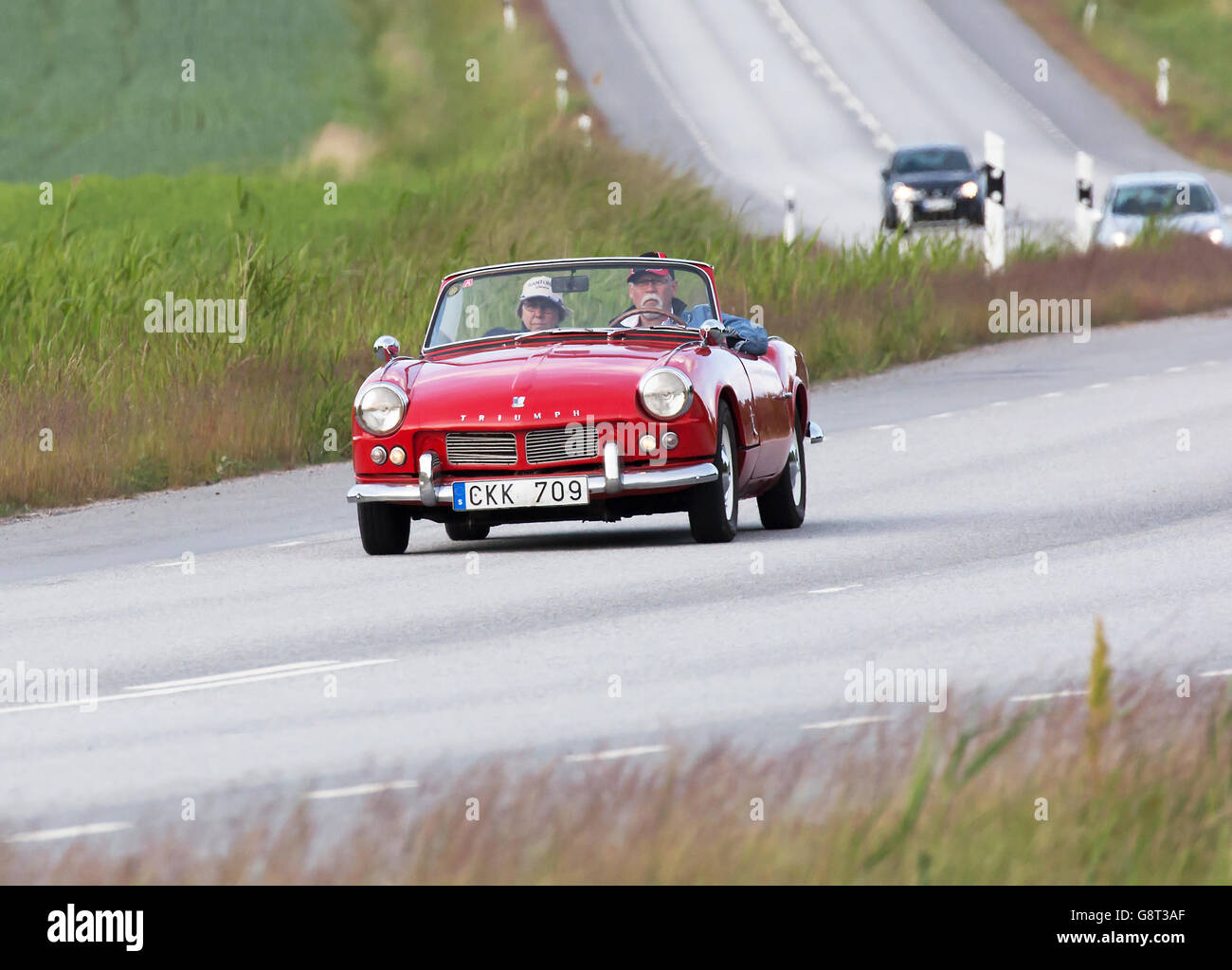 Tullgarn Svezia giugno 9, 2016. triumph spitfire 4 Foto Stock