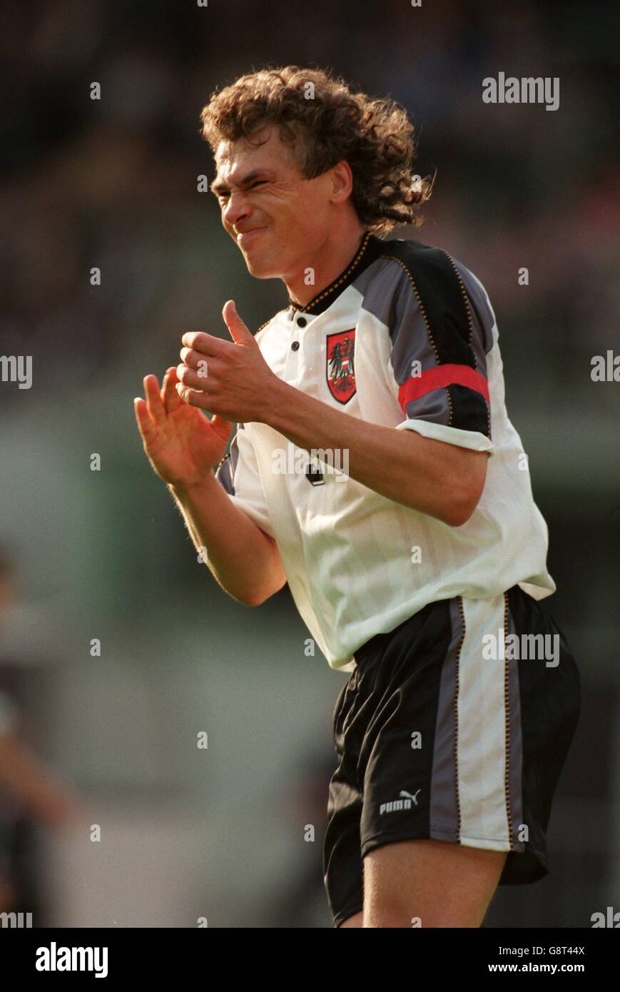 Calcio - qualificatore della Coppa del mondo - Austria / Bielorussia. Anton  Polster, Austria Foto stock - Alamy