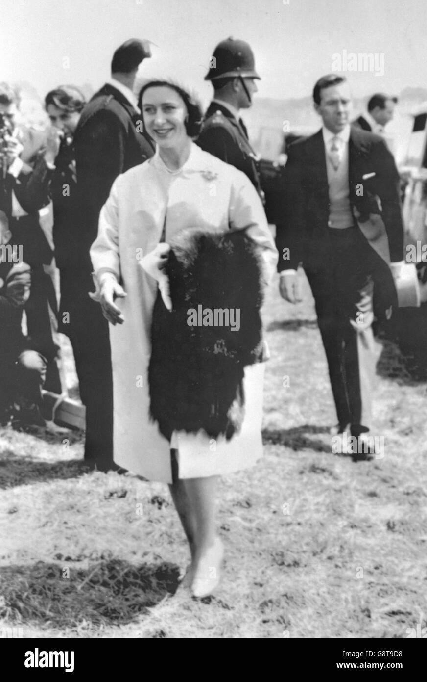 La principessa Margaret e Lord Snowdon - 1962 Derby Stakes - Epsom Foto Stock