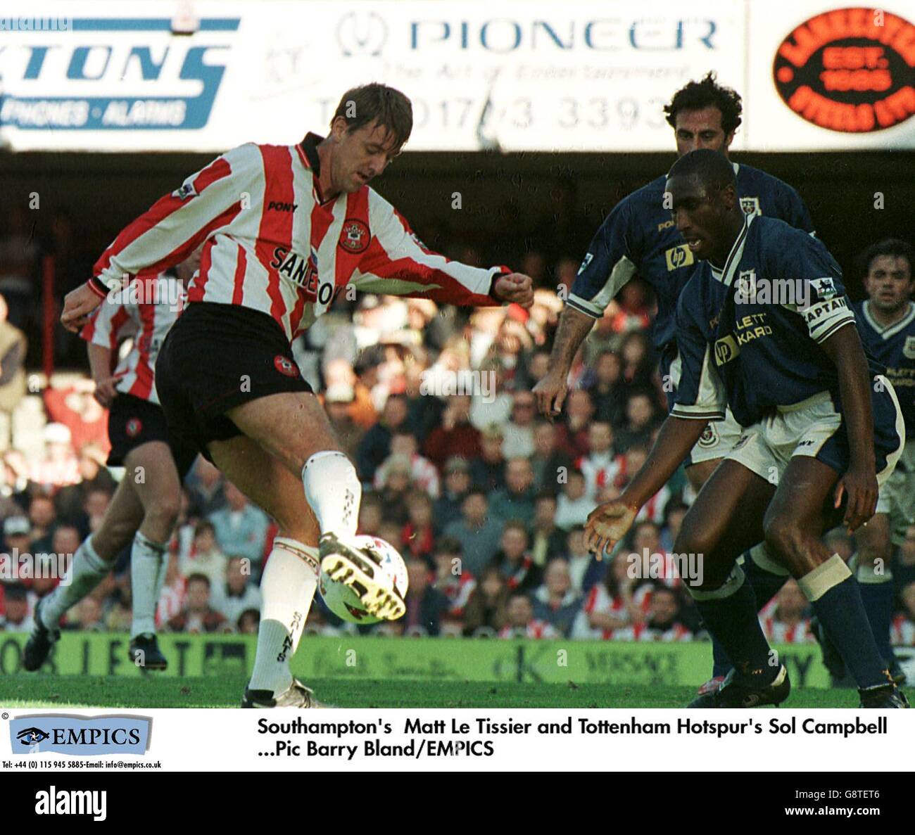 Calcio - FA Carling Premiership - Southampton v Tottenham Hotspur Foto Stock