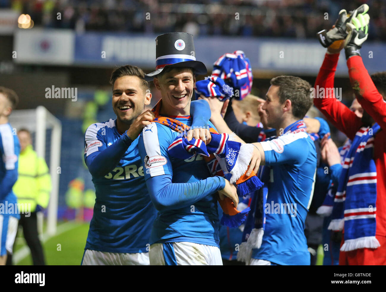 Rangers v Dumbarton - Ladbrokes campionato scozzese - Ibrox Stadium Foto Stock