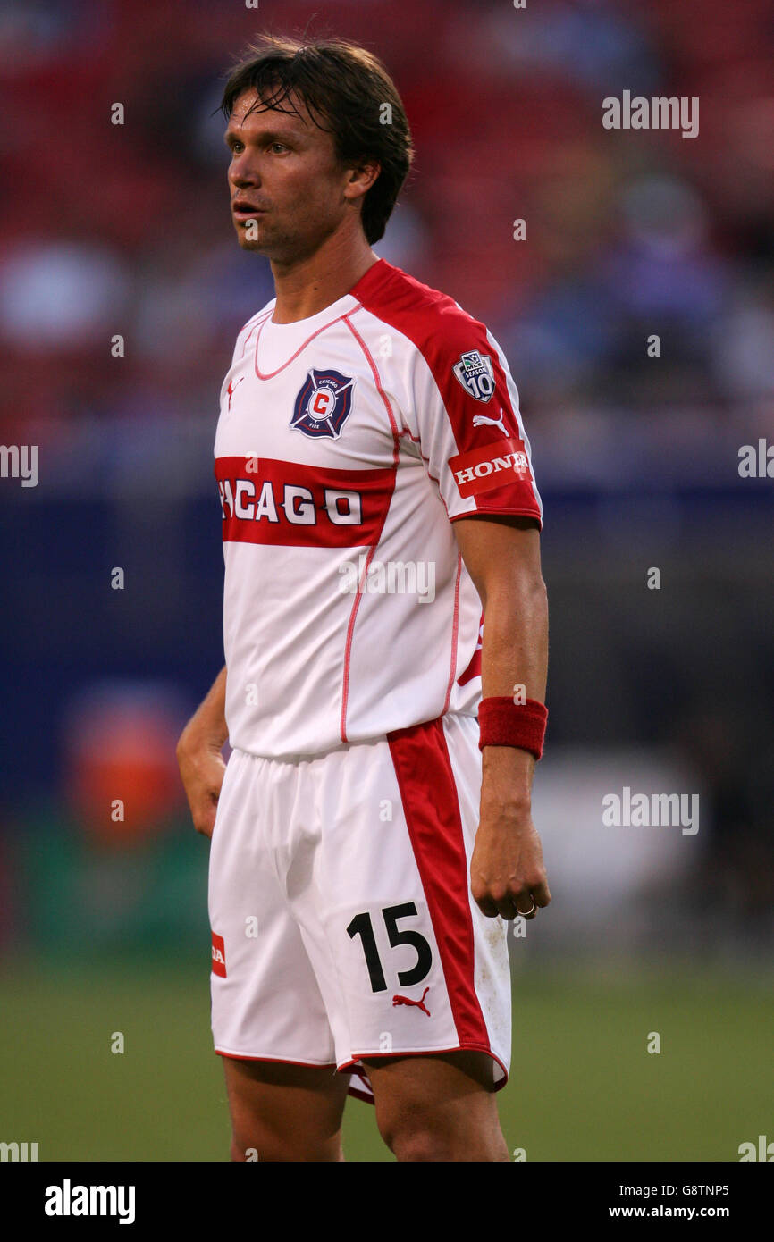 Calcio - MLS - Chicago Fire v MetroStars - Giants Stadium Foto Stock