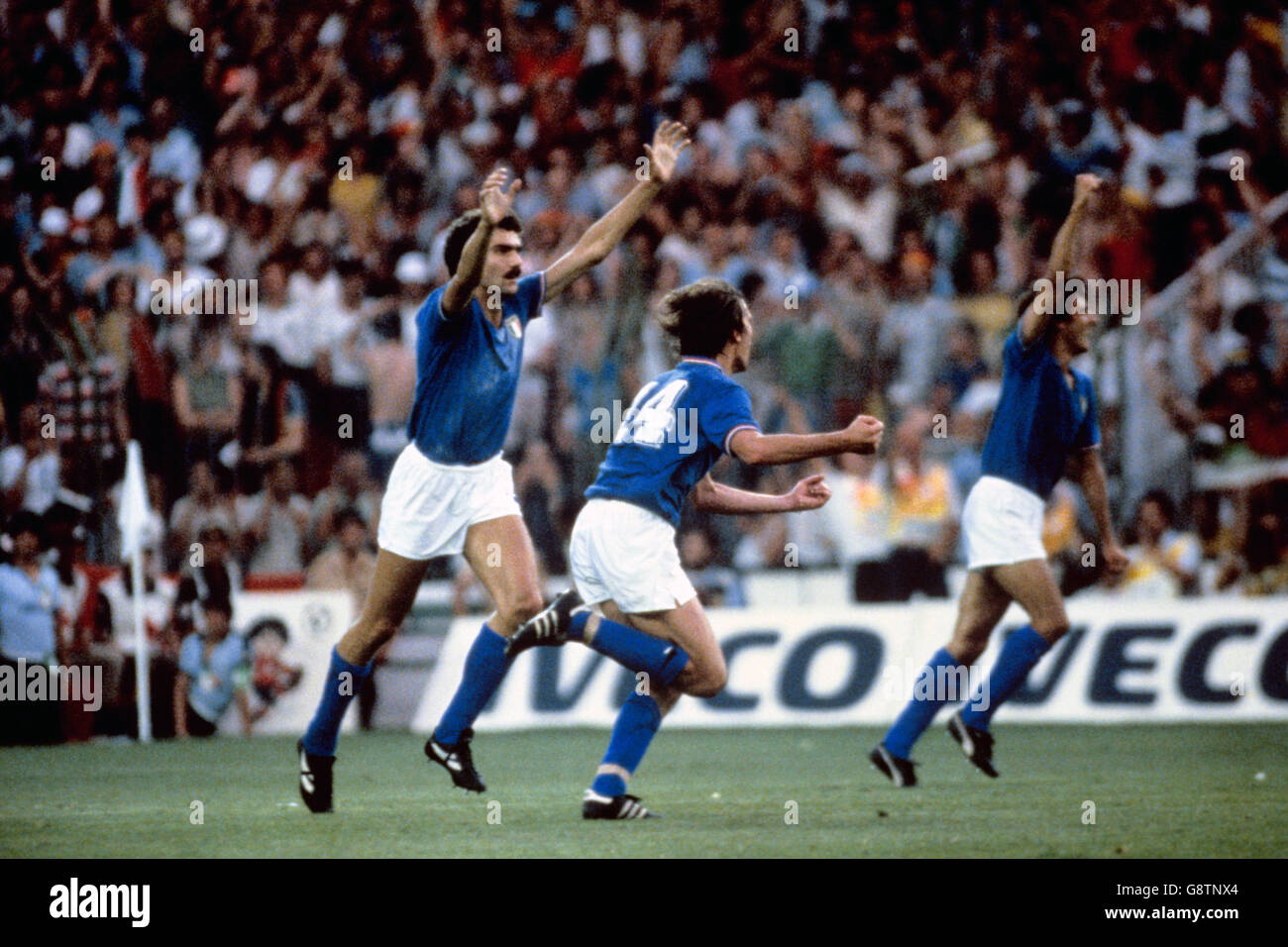 Mondiali calcio 1982 italia immagini e fotografie stock ad alta