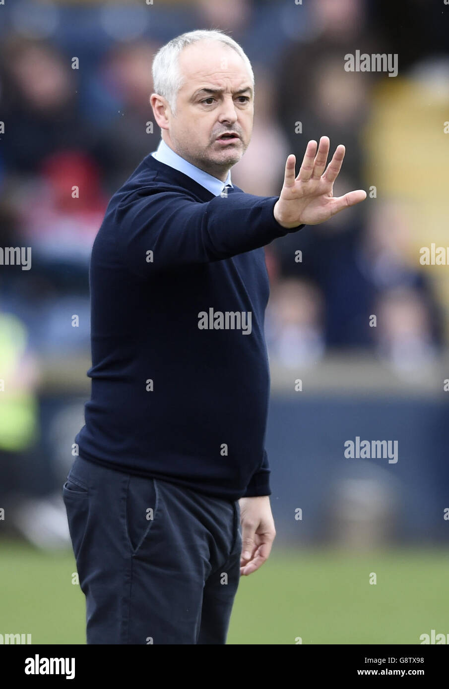 Raith Rovers / Rangers - Ladbrokes Scottish Championship - Stark's Park. Il manager Raith Rovers Ray McKinnon durante la partita del Ladbrokes Scottish Championship allo Stark's Park di Fife. Foto Stock