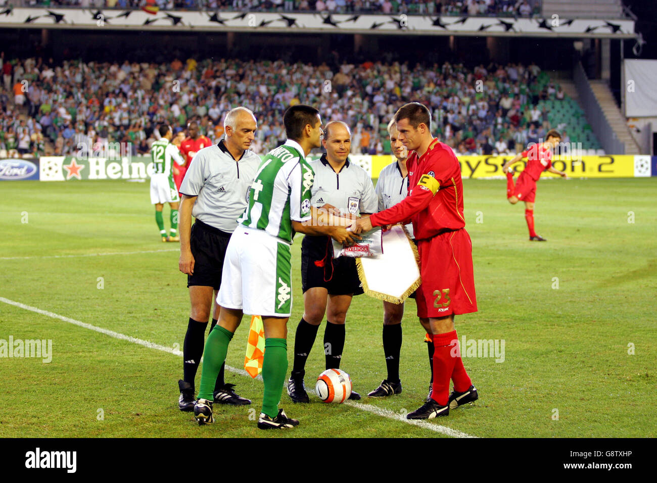 Soccer - UEFA Champions League - Gruppo G - Real Betis V Liverpool - Estadio Manuel Ruiz de Lopera Foto Stock