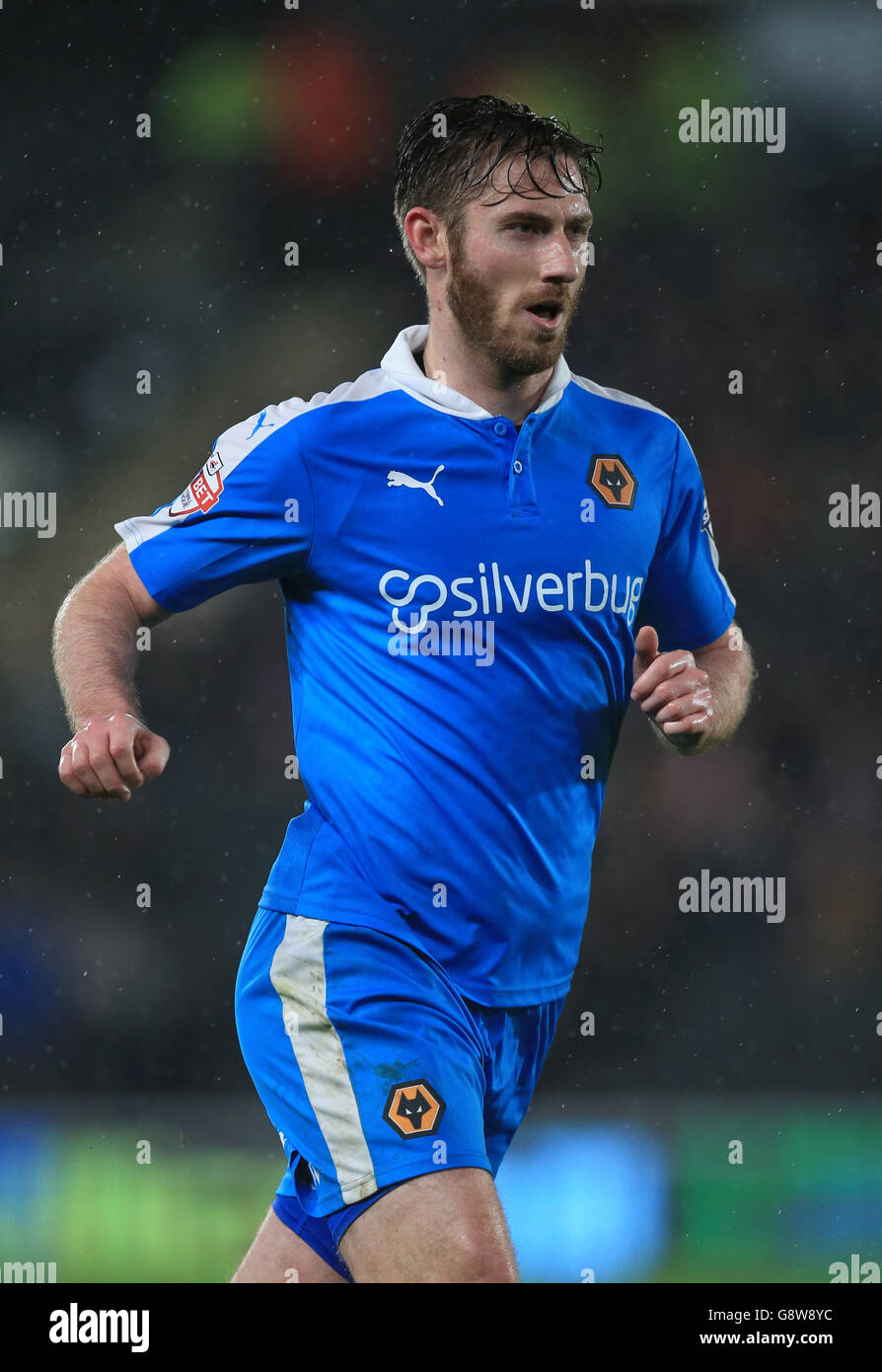 Hull City / Wolverhampton Wanderers - Campionato Sky Bet - Stadio KC. James Henry di Wolverhampton Wanderers Foto Stock